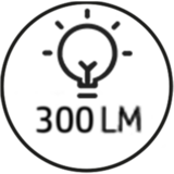 LED-Lichtquelle mit einer Lichtstärke von 300 LED-Lumen