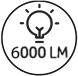Blue Laser &amp; Phosphor-Lichtquelle mit 6.000 Lichtquellen Lumen