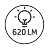 LED-Lichtquelle mit einer Lichtstärke von 620 LED-Lumen
