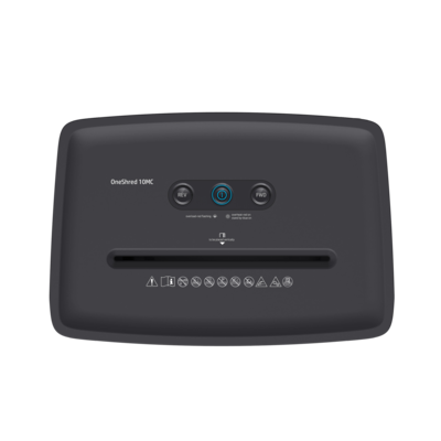 Aktenvernichter HP OneShred 10MC Bedienfeld blaue LED/GO Europe