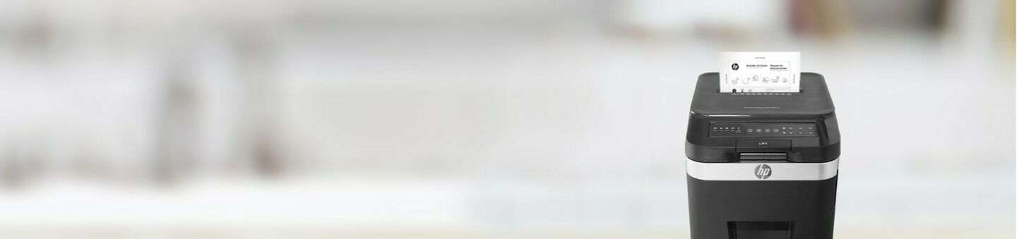 Using HP oil paper in shredders on background/GO Europe