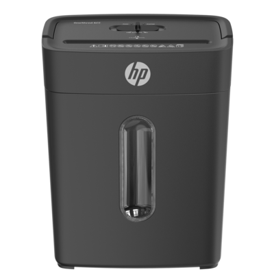 Aktenvernichter HP OneShred 6CC Front oben/GO Europe
