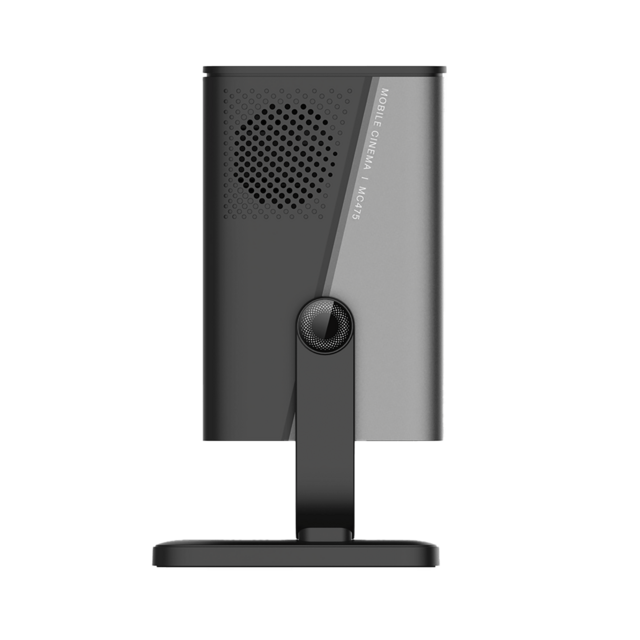 Projektor HP MC475 hochgeklappt Seite/GO Europe