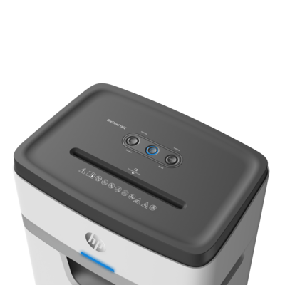 Aktenvernichter HP OneShred 18CC Bedienfeld blaue LED/GO Europe