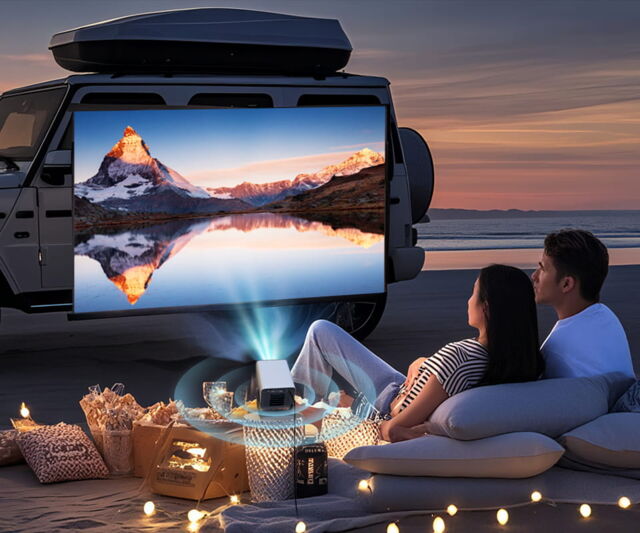 Projektor HP MC475 in Anwendung/GO Europe