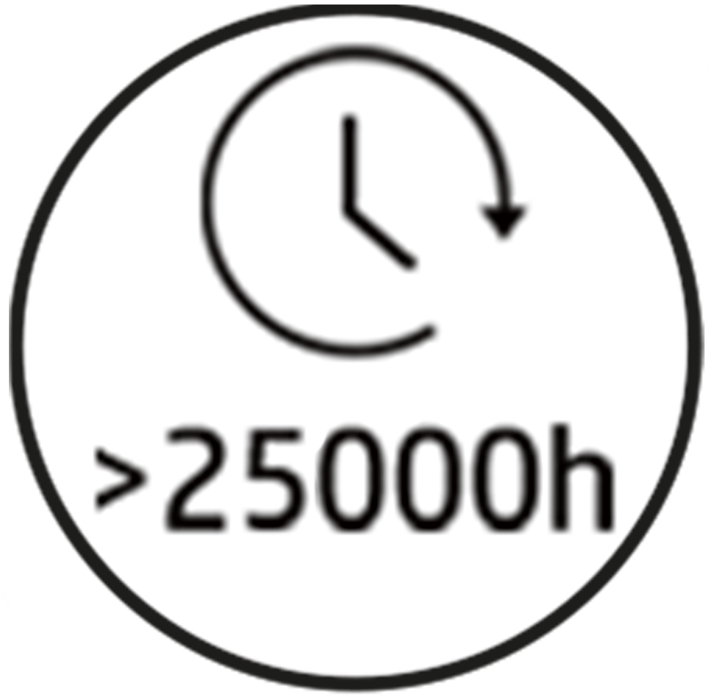 Piktogramm HP Projektor 25000 Stunden Lebensdauer/GO Europe