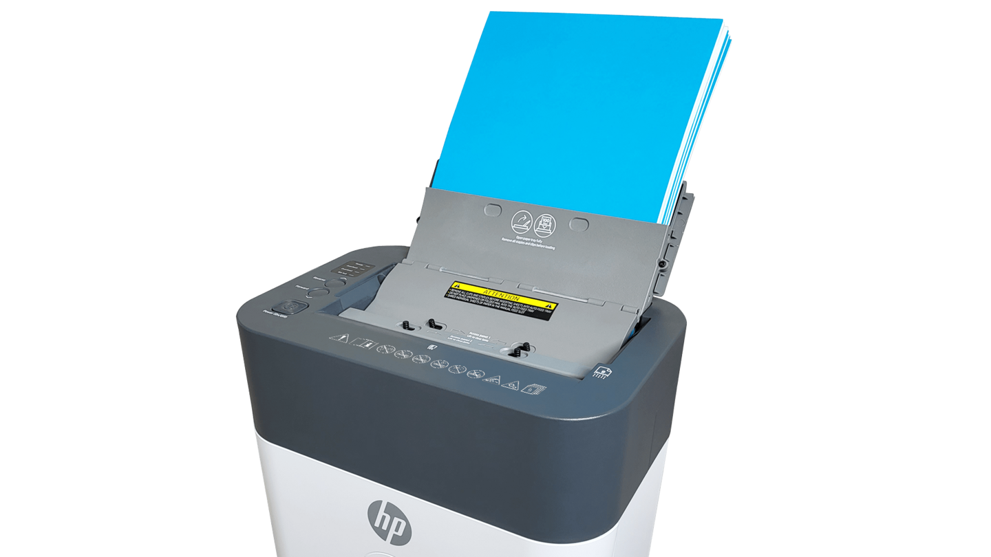HP Pro Shredder 24CC operating panel blue LED/GOEurope