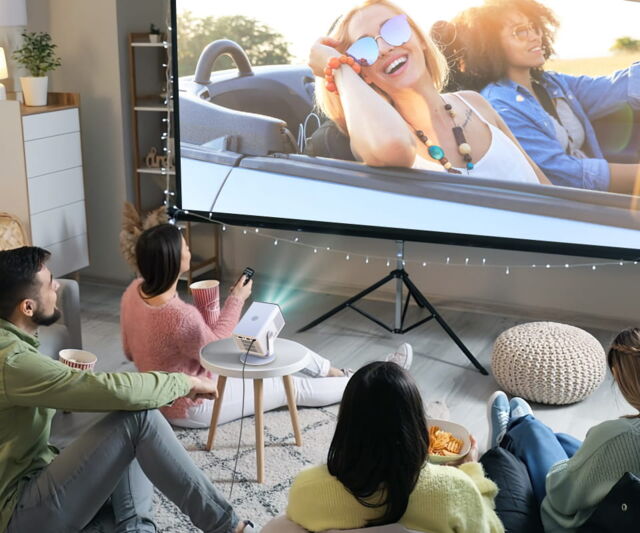 Projektor HP MC400 in Anwendung/GO Europe