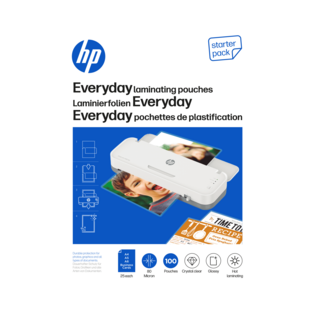 Verpackung HP Laminierfolien Everyday Starter Set 80 Micron 100 Stück/GO Europe