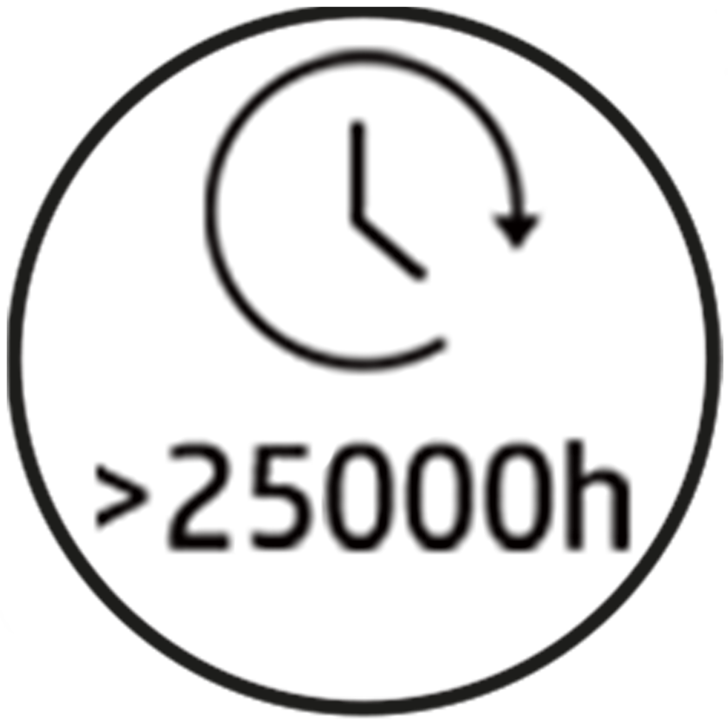 Piktogramm HP Projektor 25000 Stunden Lebensdauer/GO Europe
