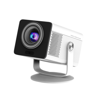 Projektor HP MC400 Front linke Seite hochgeklappt/GO Europe