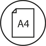 Pictogram laminating foils DIN A4/GO Europe