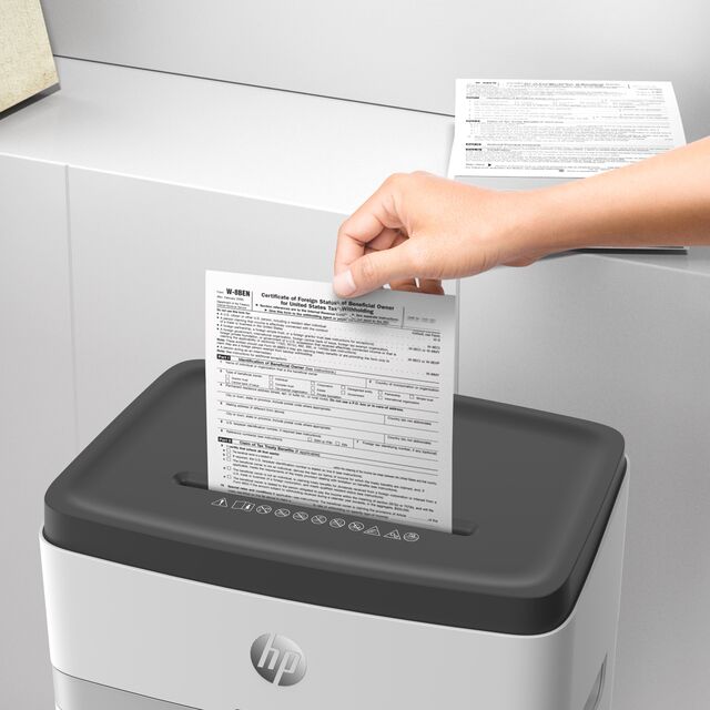 Déchiqueteuse HP OneShred 18CC pour 18 feuilles à la fois