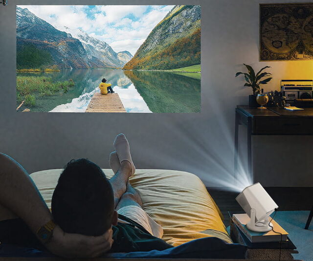 Projektor HP MC425 in Anwendung/GO Europe