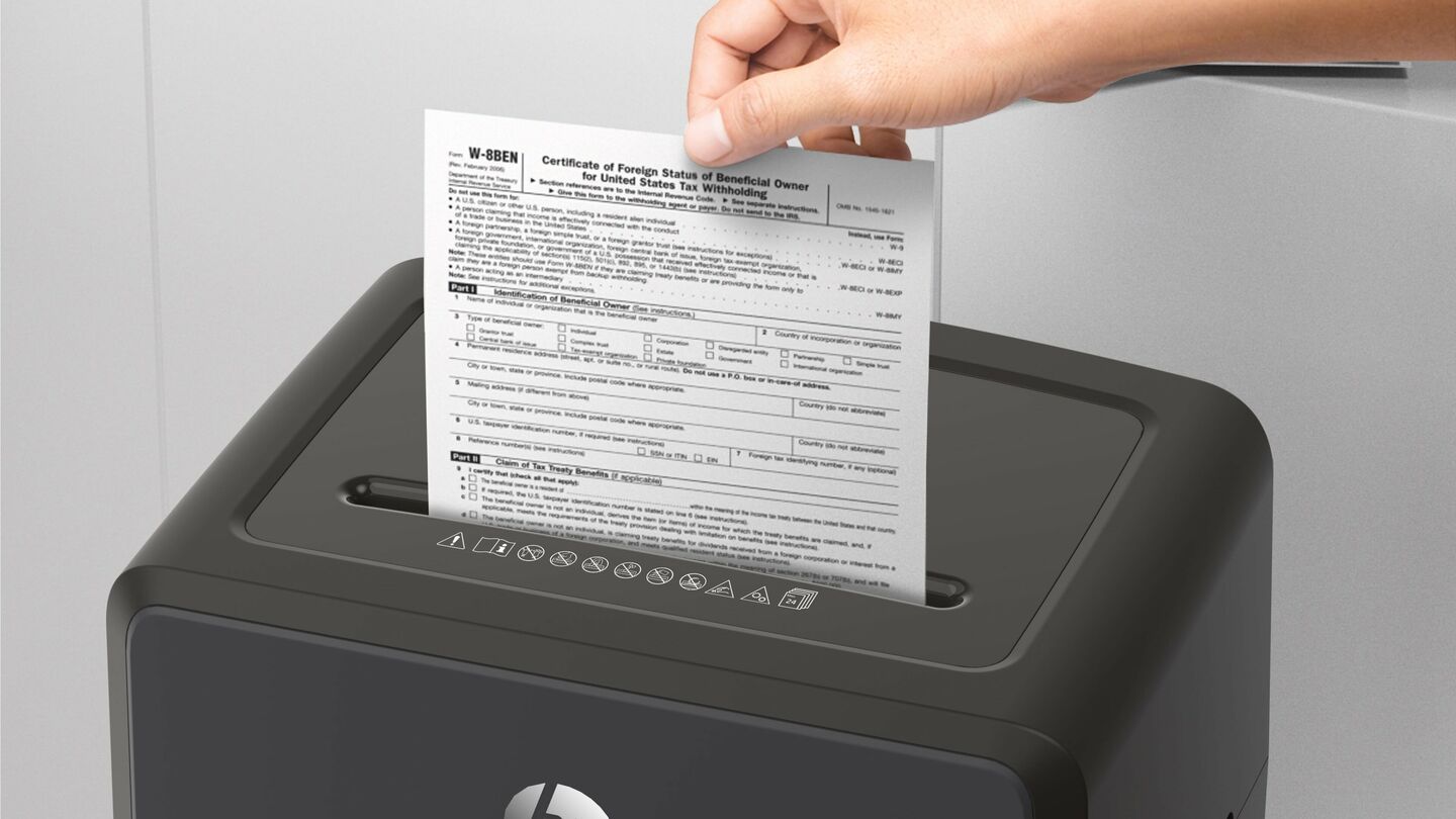 HP Pro Shredder 24CC Papierzuführung/GO Europe