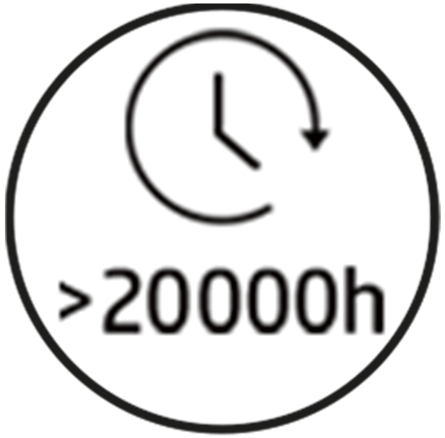 Piktogramm HP Projektor 20000 Stunden Lebensdauer/GO Europe