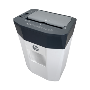 Aktenvernichter HP OneShred Auto 80CC Front linke Seite/GO Europe