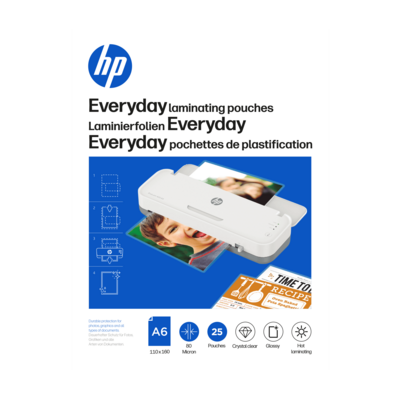 Verpackung HP Laminierfolien Everyday A6 80 Micron 25 Stück/GO Europe
